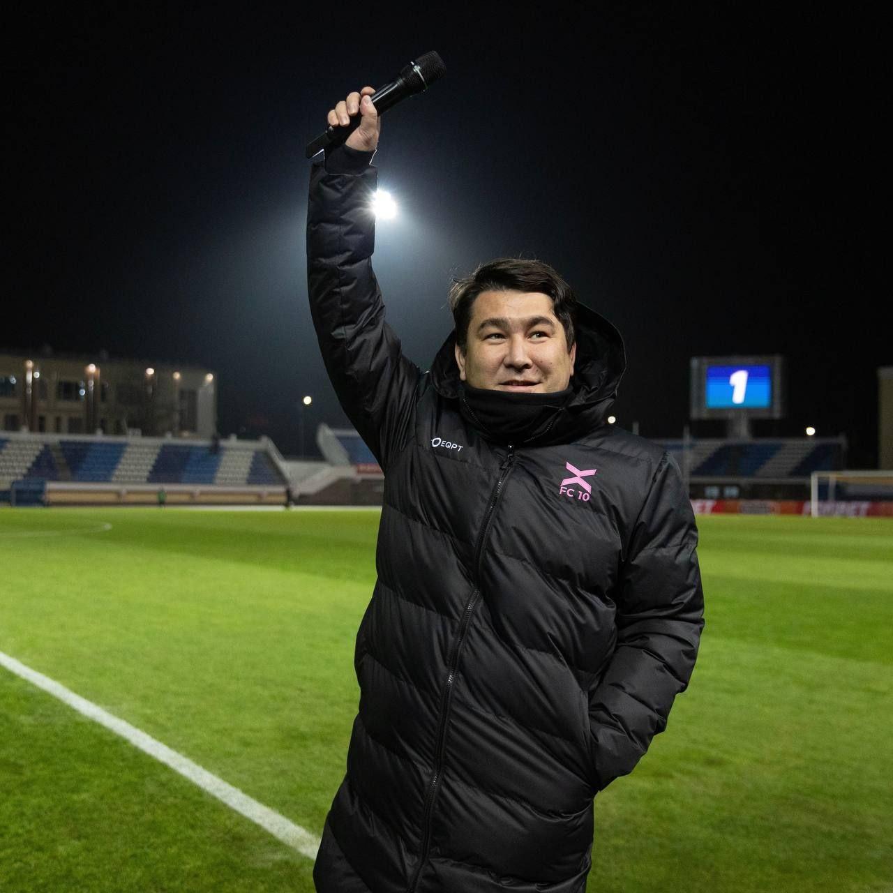 Азамат Мусагалиев, президент ФК 10