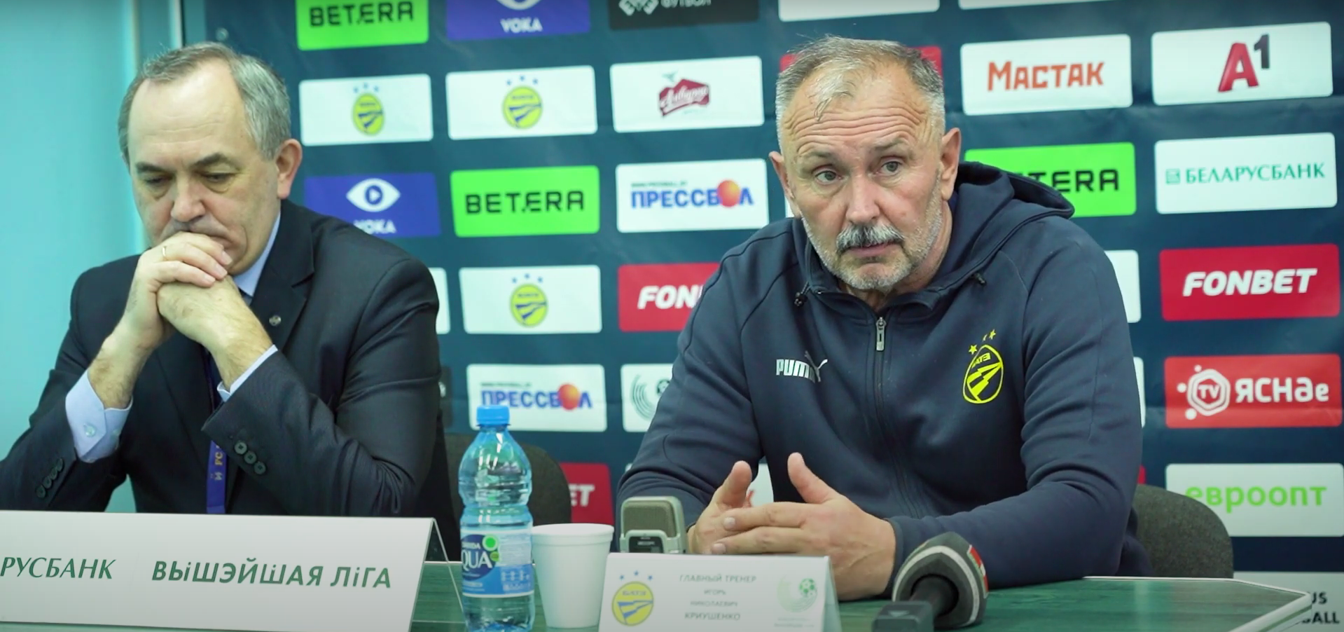 Игорь Криушенко: «Хадаркевич приболел»
