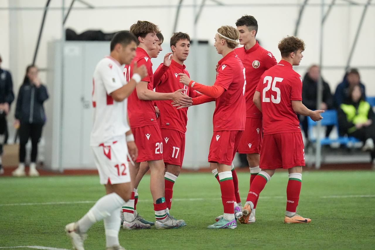Турнир развития УЕФА. Сборная Беларуси U-16 разгромила сборную Таджикистана