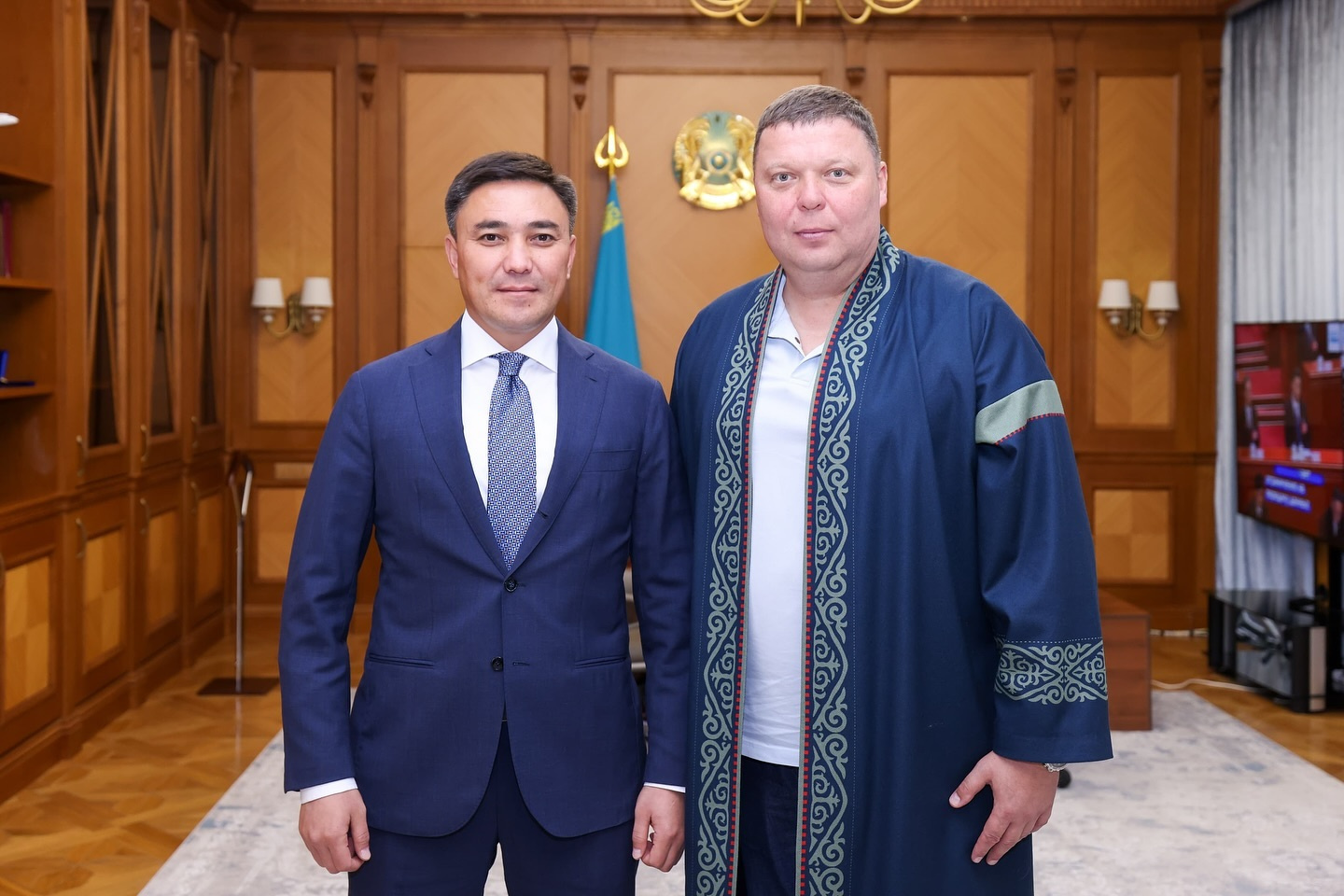 Габит Сыздыкбеков и Александр Седнев