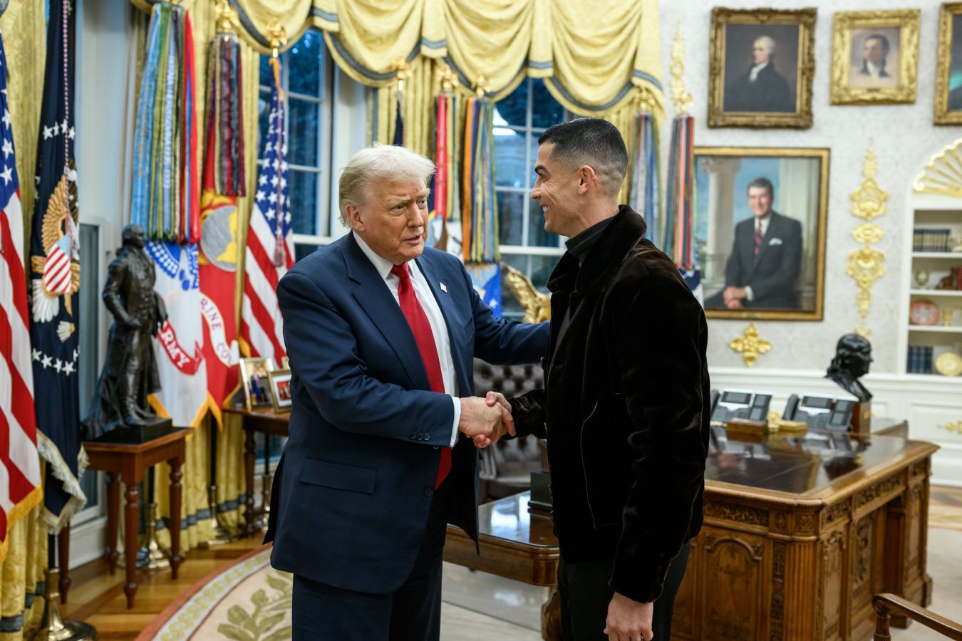 Трамп и Роналду