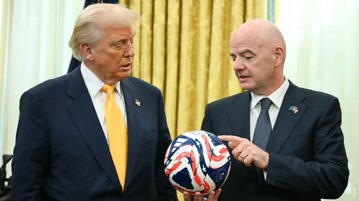 Дональд Трамп и Джанни Инфантино